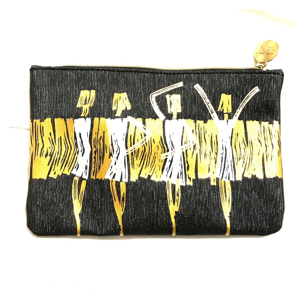 Ipsy Black & Gold makeup bag